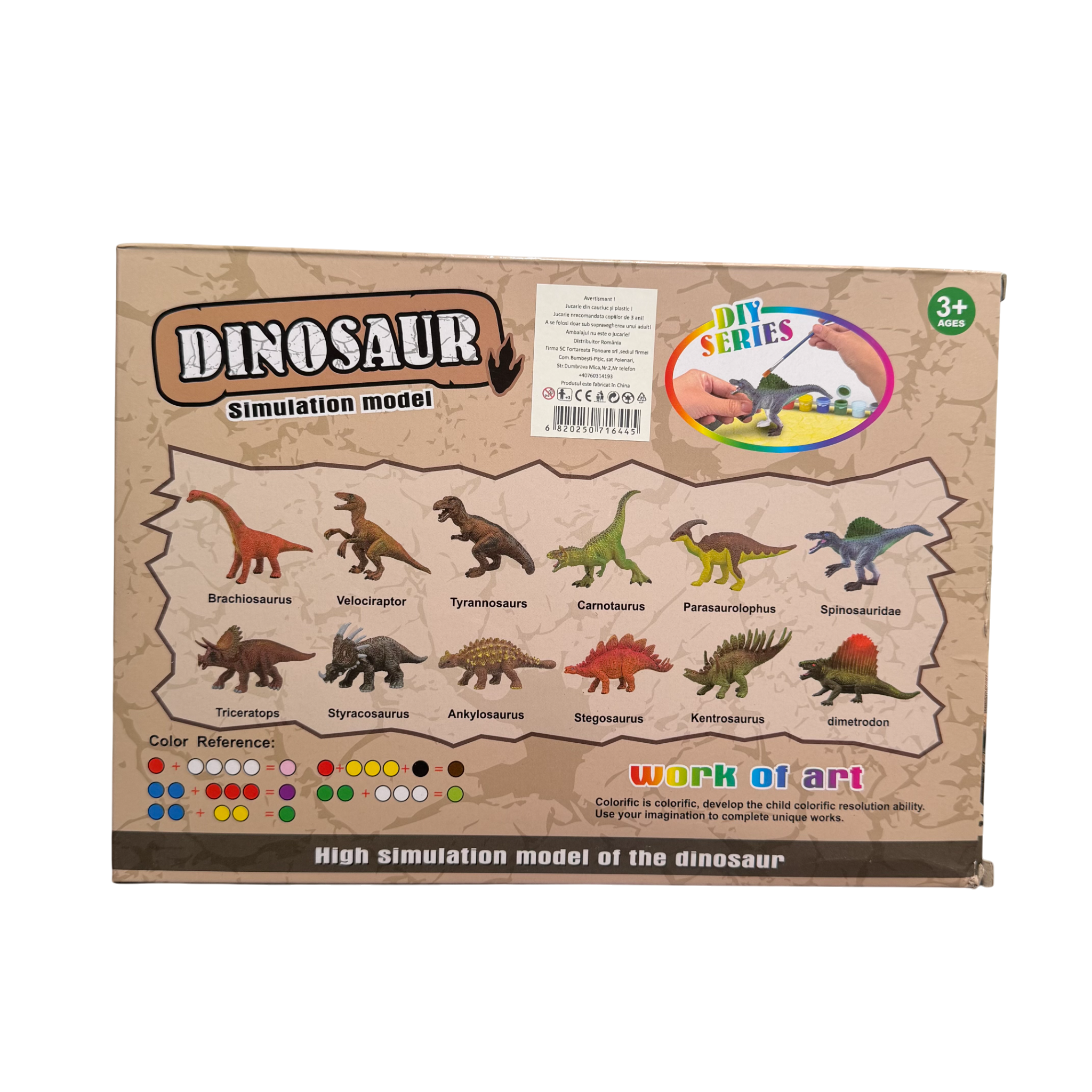 Set Pictură Dinozauri B