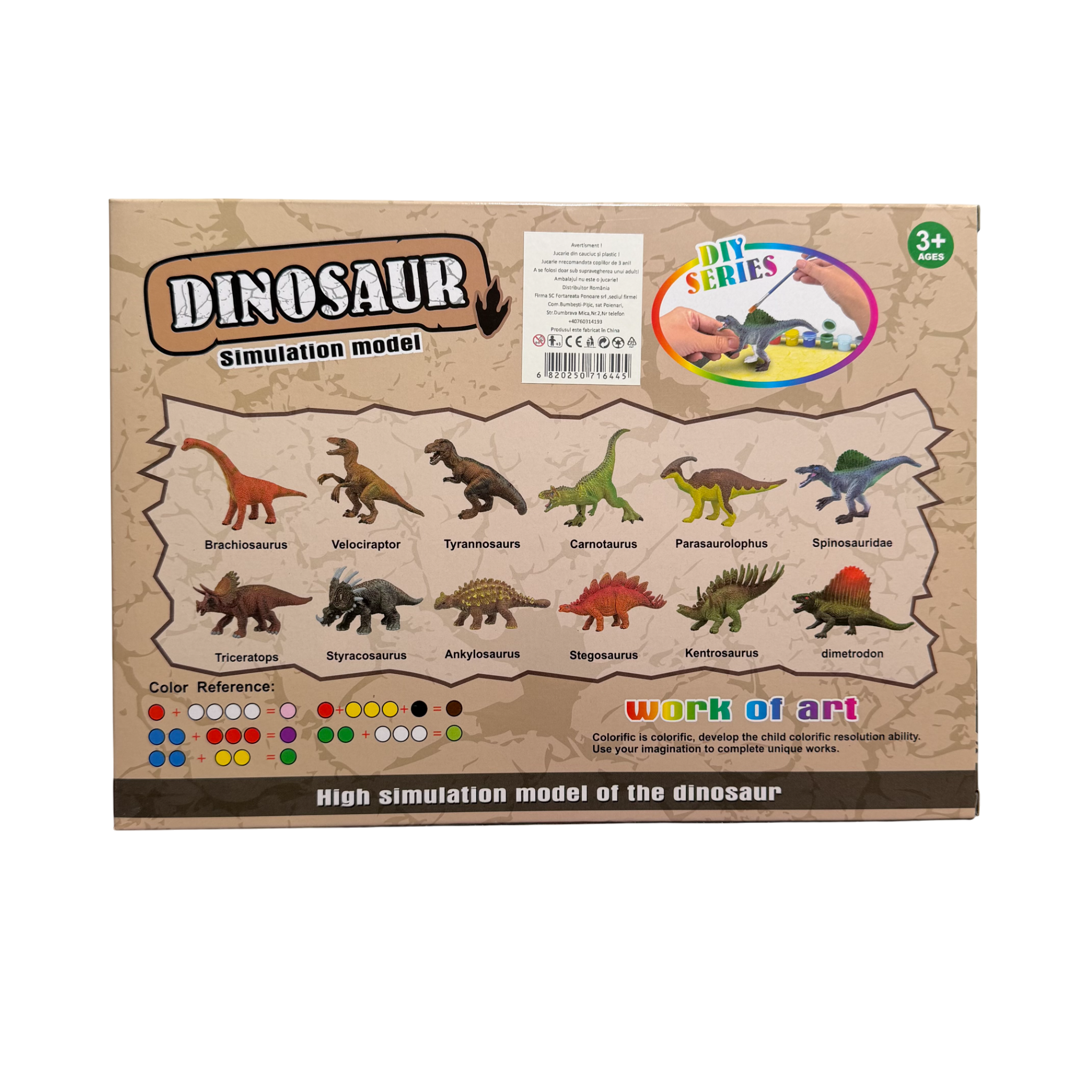 Set Pictură Dinozauri C