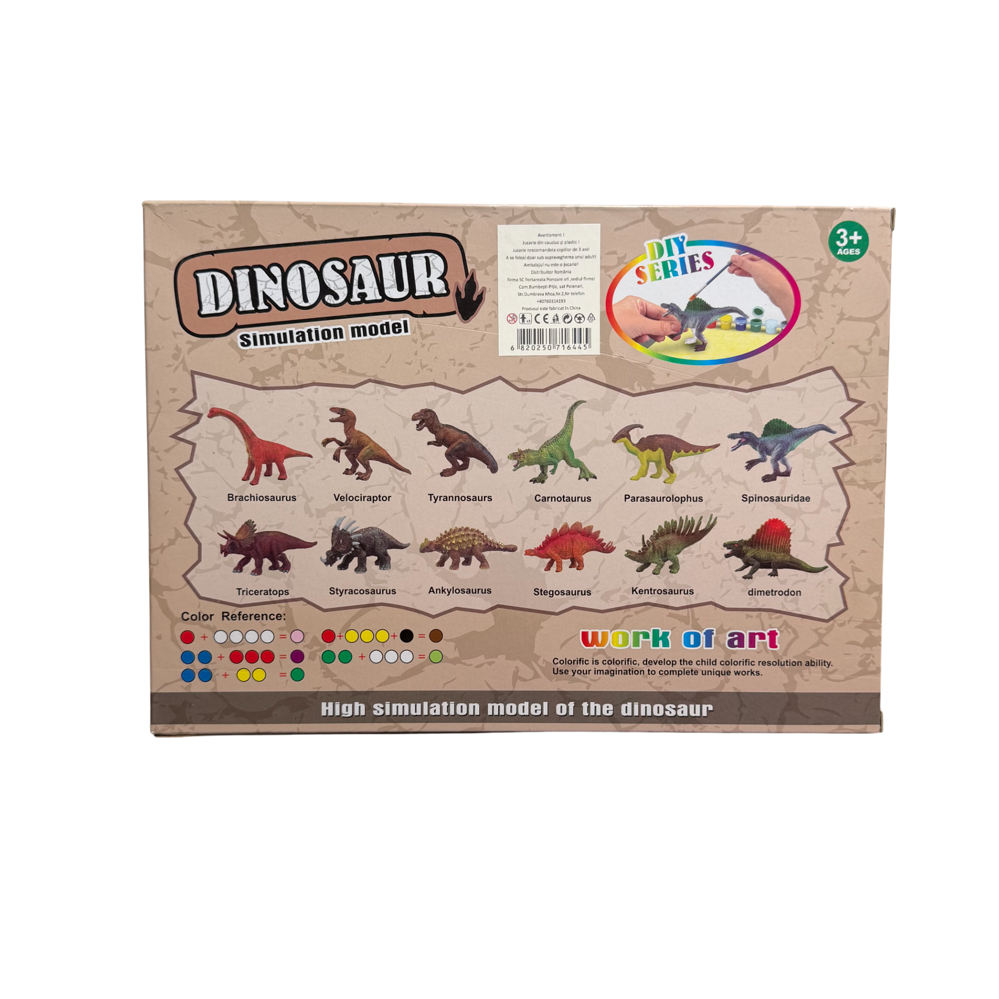 Set Pictură Dinozauri F